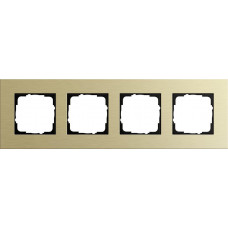 Рамка 4-постовая Gira Esprit светло-золотой 0214217