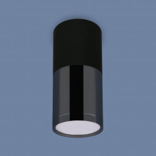 Потолочный светодиодный светильник Elektrostandard DLR028 6W 4200K черный матовый 4690389121999