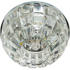 Светильник встраиваемый с белой LED подсветкой Feron JD87 потолочный JCD9 G9 прозрачный